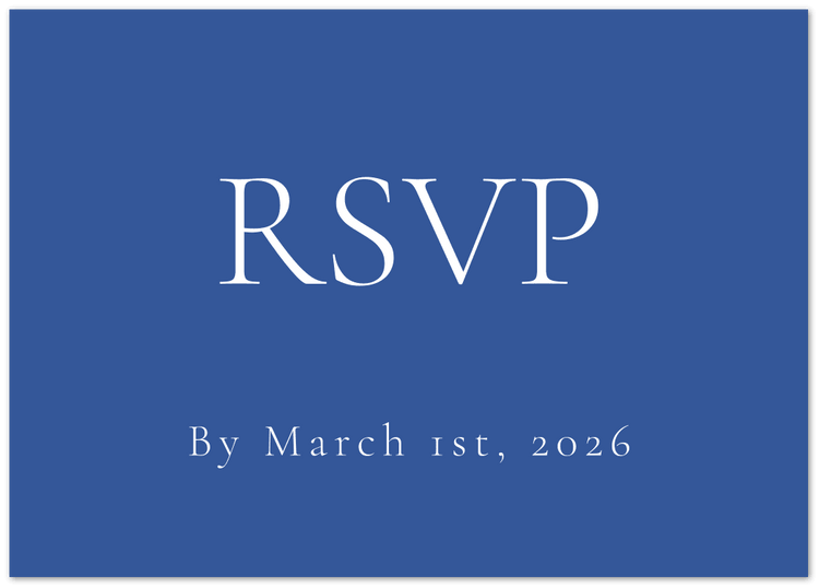 Sophisticated Simplicity RSVPs - Pack of 10 - Wed Collective